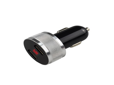 5 В 4.8a Жк-экран Двойной Порт Usb Автомобильное Зарядное Устройство С Током И Контролем Напряжения
